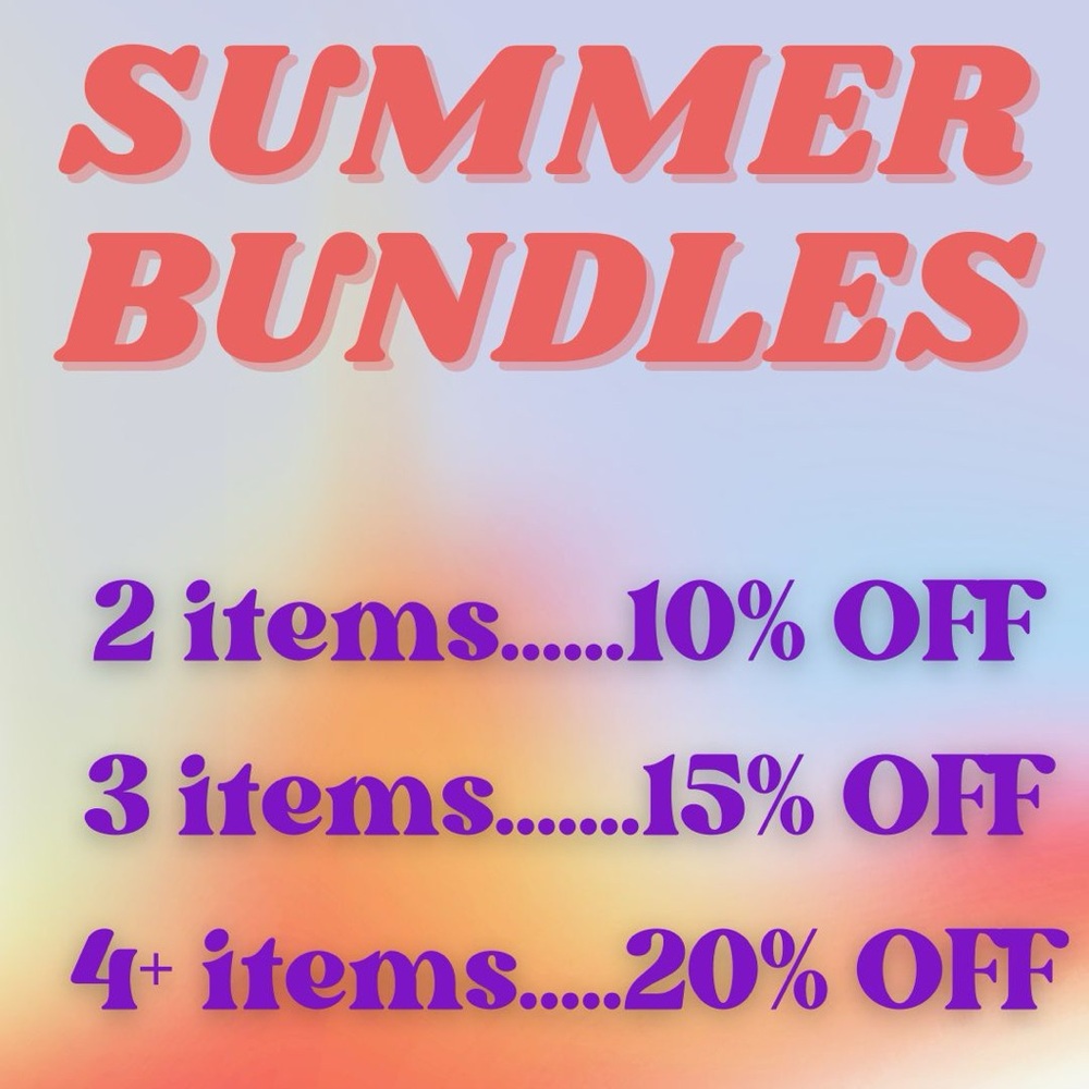 Summer Bundles Offer